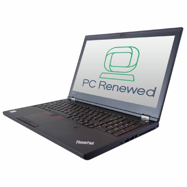 Refurbished Lenovo ThinkPad P52 Intel Core I7-8850H 32GB RAM 512GB SSD Windows 10 Pro HD Laptop