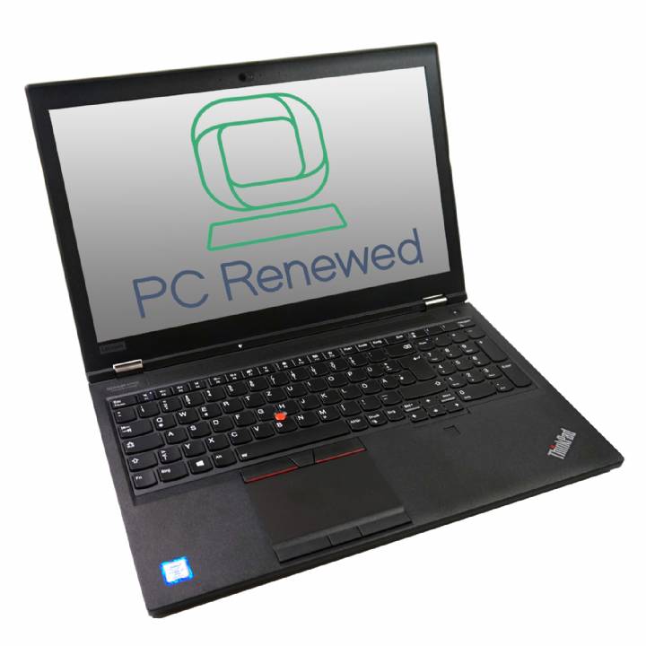 Refurbished Lenovo ThinkPad P53 Workstation Intel Core I7-9850H Nvidia Quadro T1000 32GB RAM 512GB Windows 10 Pro