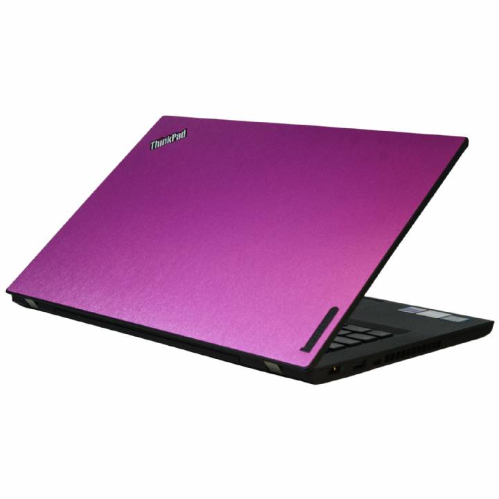Refurbished Lenovo ThinkPad T450 Intel Core I5 4GB RAM 128GB SSD Windows 11 Pro Laptop - Blue Pink Purple Colours Available