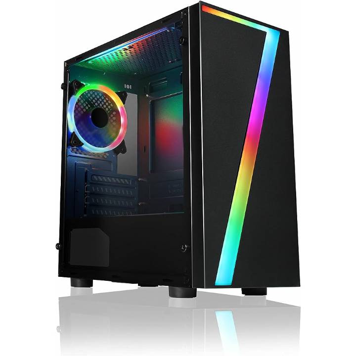 Fast Gaming PC AMD Ryzen 5 Nvidia RTX 4060 16GB RAM 1TB SSD Micro-ATX